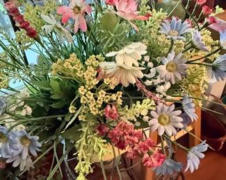 Artificial Floral Arrangements and Patriotic Decor