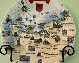 NEM Decor France Normandie Souvenir Plate