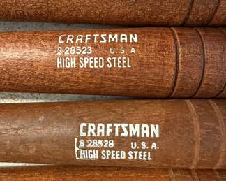 Vintage Craftsman High Speed Steel Woodturning Chisel Set