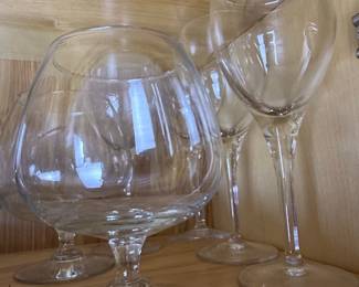 Mixed Assortment of Drinking Glassware