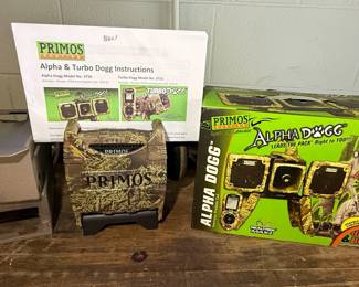 Primos Alpha Dogg Electronic Predator Call and Trigger Stick Security Bundle