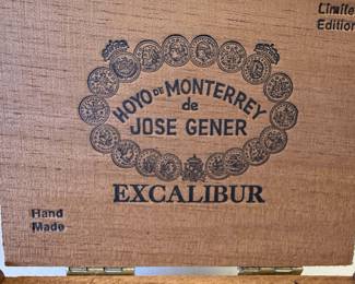 Hoyo de Monterrey de Jose Gener Excalibur Limited Edition Cigar Box