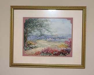 Nora De Bolt Garden Landscape Print