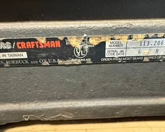 Craftsman 6-1/8-inch Jointer/Planer Model 113.206933