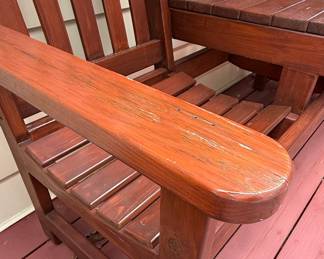 Mission Style Jack and Jill Bench