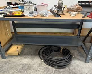 Industrial Style Steel Workbench
