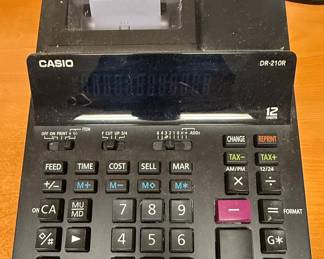Casio DR-210R Heavy-Duty Printing Calculator