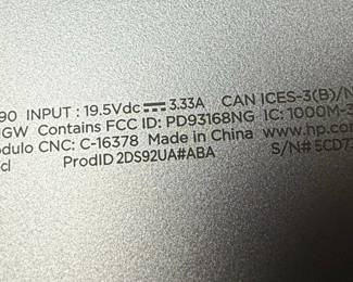 HP Pavilion 15-cc123cl Laptop