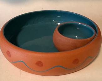 Himark Portugal Terracotta Chip and Dip Set