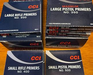 Collection of CCI Reloading Primers