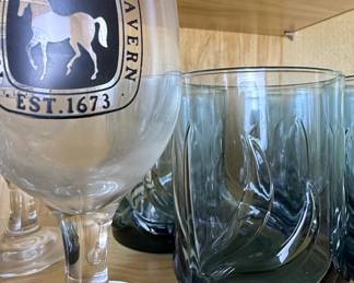 Mixed Assortment of Drinking Glassware