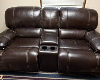 Cheers Leather Power Reclining Sofa