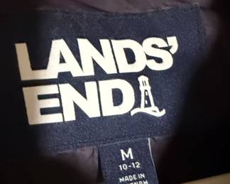 Lands' End Nordic Print Puffer Vest