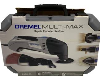 5158 - Dremel Multi-Max Tool Kit in Case (Description): Used as is electric/electronic/mechanical  item. No guarantee all components, untested.