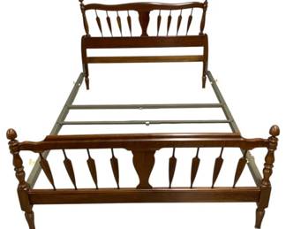 2568 - Mid-Century Full Size Bed - 40 x 54 x 87