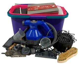 2342 - Assorted Items (Description): A lot of assorted items. No measurements  recorded. Used as is electric/electronic/mechanical  item. No guarantee all components, untested.