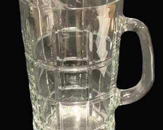 2212 - Anchor Hocking Glass Pitcher - 9.5" Tall