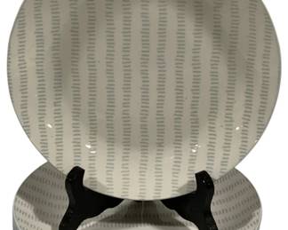 7400 - 4 Nautica Plates - 7.75" Round