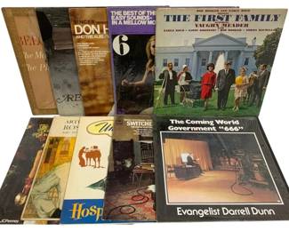 6757 - 10 Assorted LP Records