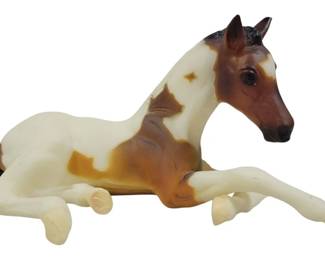 309 - 2001 Ashley Foal by Breyer (Description): From the 2001 JCPenney "Great Spirit Mare and  Foal" set 3.25 x 7.5