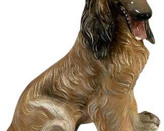 7280 - Ceramic Dog - Made in Italy - As Is/Damaged (Description): 13.5 x 16 x 8