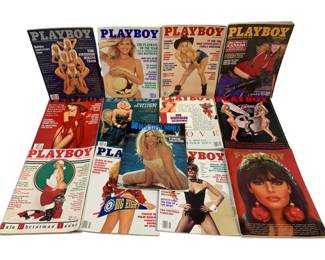 5224 - 13 Playboy Magazines