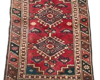 3023 - Vintage Tribal Hand Made Rug - 44 x 30