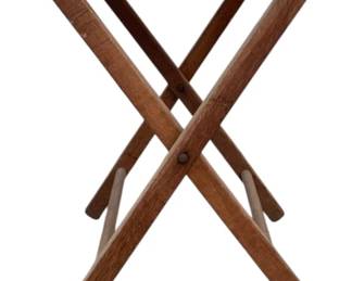 3010 - Vintage Folding Stool - As Is - 17 x 13 x 14