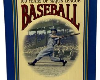 5221 - 100 Years of Major League Baseball Hardcover Book