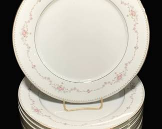 2222 - 9 Noritake Fairmont Dinner Plates - 10.5" Round