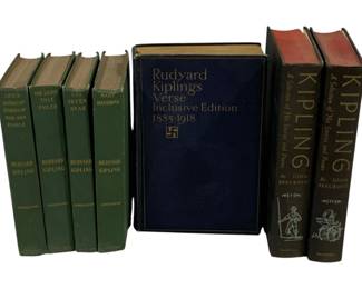 7360 - 7 Rudyard Kiplings Books