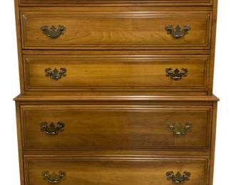 2564 - Davis Cabinet Company Chest on Chest (Description): 49 x 35 x 20