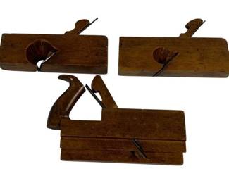 5042 - 3 Wooden Planes - 9.5 x 11 x 9.5