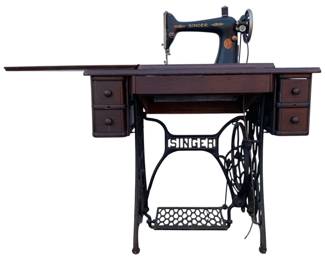 3040 - Vintage Singer Sewing Machine Stand (Description): 31 x 35 x 16, Used as is  electric/electronic/mechanical item. No  guarantee all components, untested.