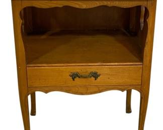 2497 - One Drawer Wood Stand - 28.5 x 21 x 15
