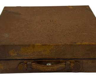 7349 - Antique Travel Case - 15 x 12 x 5