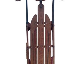 3053 - Vintage Speedaway Sled - 7 x 22 x 49