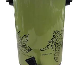 5426 - Vintage Mirro-Matic Electric Percolator - 22cup (Description): Used as is electric/electronic/mechanical  item. No guarantee all components, untested.