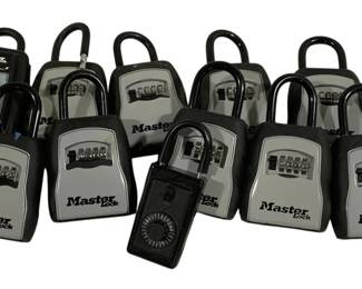 2296 - Assorted Master Lock Keylocks (Description): Used as is electric/electronic/mechanical  item. No guarantee all components, untested.