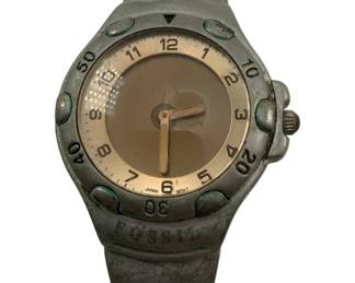 8078 - Vintage Fossil Watch (Description): Used as is electric/electronic/mechanical  item. No guarantee all components, untested.
