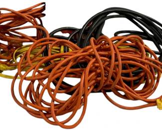 5122 - Assorted Extension Cords (Description): Used as is electric/electronic/mechanical  item. No guarantee all components, untested.