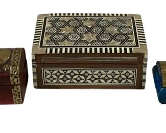 2171 - 3 Decorative Storage Boxes