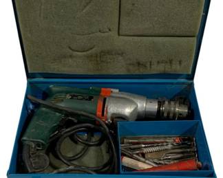 5072 - Boseli Drill w/ Case - 15 x 10 x 5 (Description): Used as is electric/electronic/mechanical  item. No guarantee all components, untested.