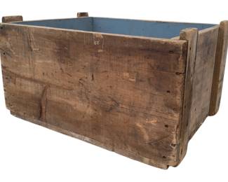 3012 - Antique Wooden Crate - 12 x 18 x 23