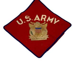6097 - WWII Sweetheart Souvenir Pillow Cover - 17 x 17