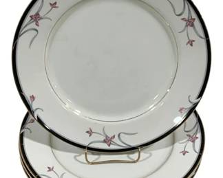 2224 - 4 Mikasa Ivory China Dinner Plates - 11" Round