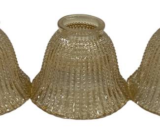 7364 - 3 Glass Globes - 4 x 4.75