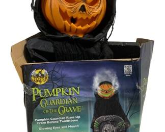 5775 - Spirit Halloween Guardian Animatronic Decor (Description): Used as is electric/electronic/mechanical  item. No guarantee all components, untested.