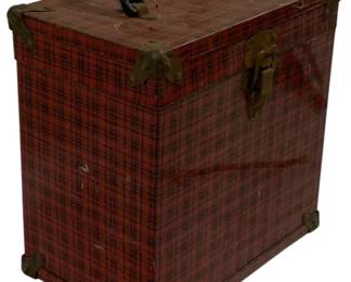 7377 - Vintage Metal Storage Box - 8.5 x 5.5 x 8.5