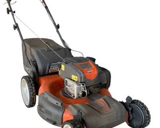 5005 - Husqvarna Push Lawnmower - 40 x 25 x 67 (Description): Used as is electric/electronic/mechanical  item. No guarantee all components, untested.